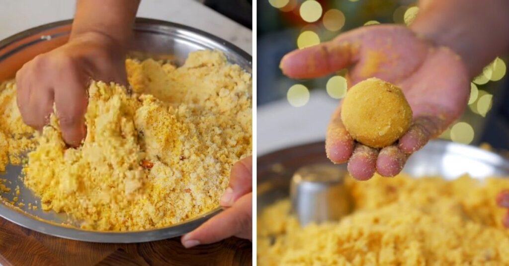 Besan Laddu Recipe in Hindi